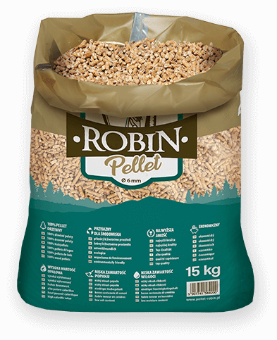 worek pelletu opałowego Robin do kupienia w Bytomiu lub sklepie internetowym